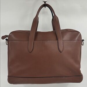 Coach Rich Brown Leather Hamilton Briefcase Computer Work Bag